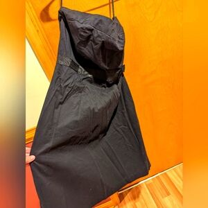 Black strapless dress